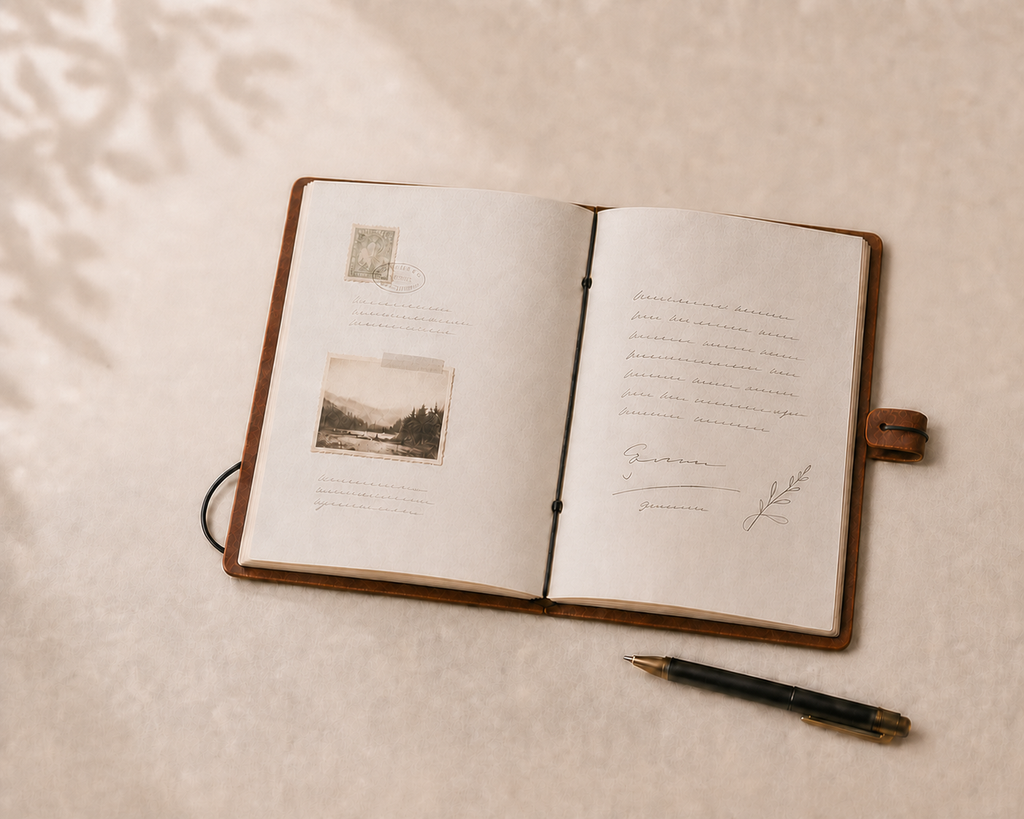 Personalized Leather Writing Journal