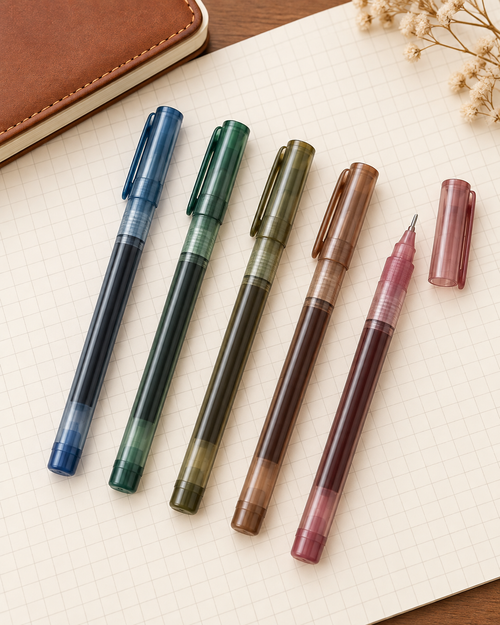 Morrow quick-dry liquid ink pen pair