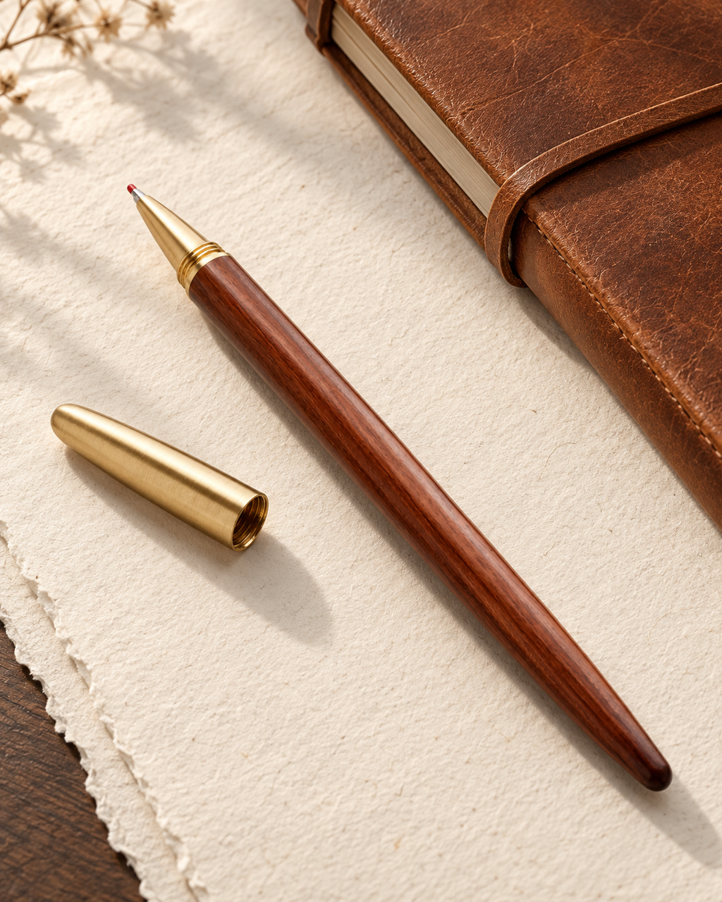 Morrow wood writing pen